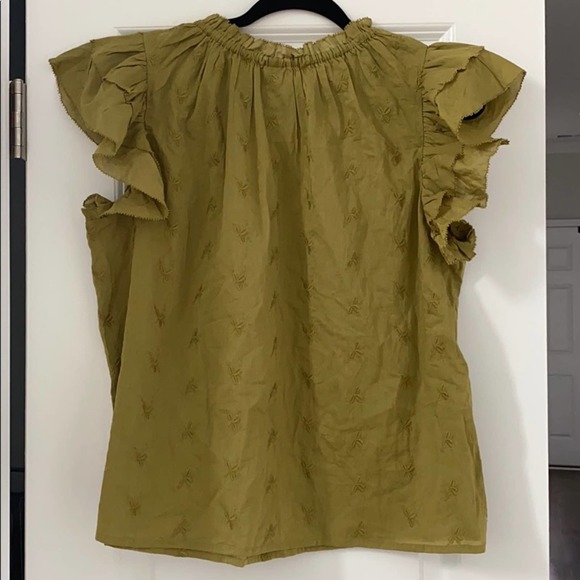 NWT Women's Floral Short Sleeve Blouse - Picture 6 of 6